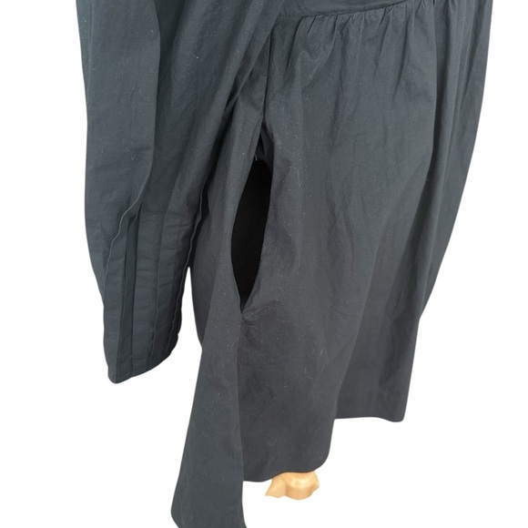 Happy x Nature Elegant Black Floral Pecaboo Back  Size Dress Medium - Picture 4 of 11